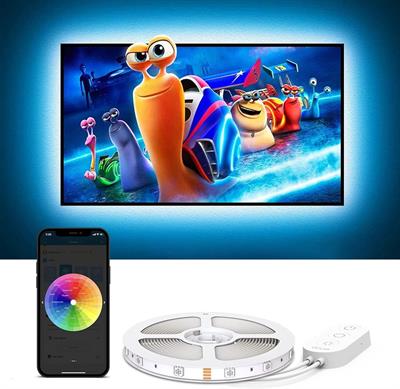 Govee LED TV Backlights LED Strip Light for Television, Works with Alexa Google Home, USB Powered for 40-60in Television 2 x 50cm + 2 x 100cm