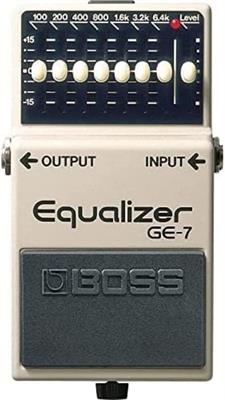 Guitar Band Equalizer Pedal, BOSS Ge-7 with 7 Bands of Adjustable Eq Sliders