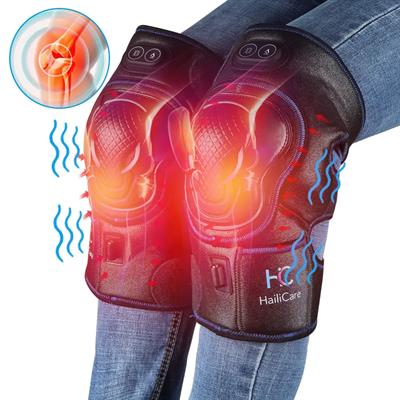 HailiCare Heated Knee Massage W/Rechargable 5V Lipo Battery Warm Knee Care.