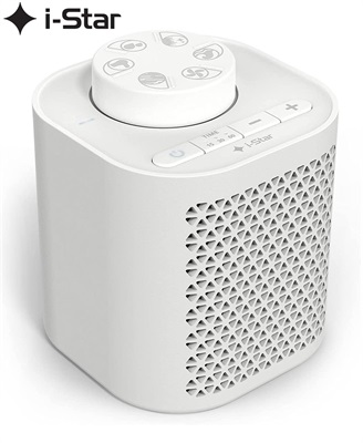 i-Star White Noise Machine, Portable Sleep Sound Machine with 6 Natural Sounds 