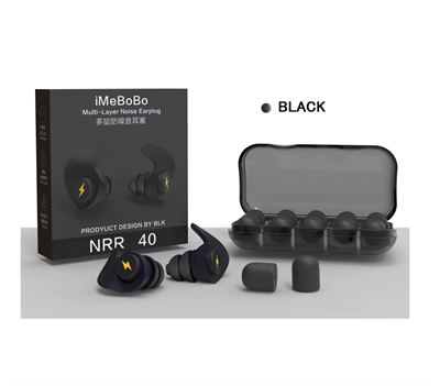 iMeBoBo Anti-Noise Earplugs Reusable Silicone Noise-Cancelling Sleep Earplugs (NRR 40dB) for Shooting, Travel, Swimming, Work, Sleep and Concerts