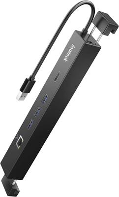 Inateck HB9002 USB 3.0 Microsoft Surface Docking Station, USB-A Hub, HDMI 4K Ultra HD, Mini DP to HDMI Adapter and Gigabit Ethernet Port Compatible Surface_Pro 4/3/Surface 3/The New Surface_Pro