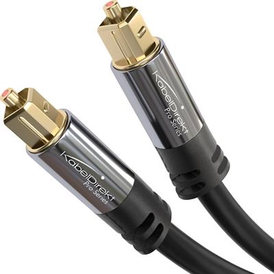 KabelDirekt Optical TOSLINK Digital Audio Cable  PRO Series 5m 