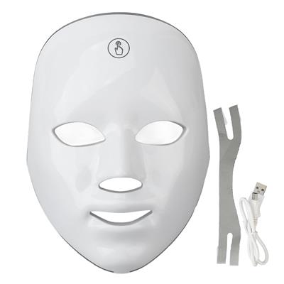 LED Light Face Mask Beauty Face Cover 7 Colors Lighting Repairing Skin Rejuvenation Equipment Removal Smooth Wrinkles Fine Lines Skin Tightening Facial