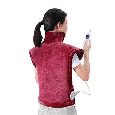 Electric Heating Pad Neck Shoulder and Back Heating Wrap Back Pain, Sorness, Stress Relief Fast-Heat