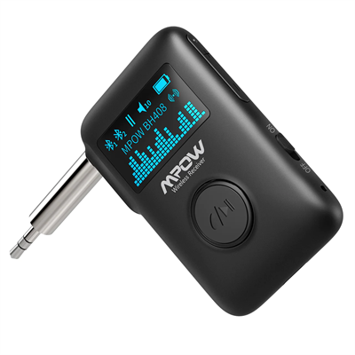 MPOW Bluetooth 5.0 Receiver for Music Streaming with the Display Screen  BH408A