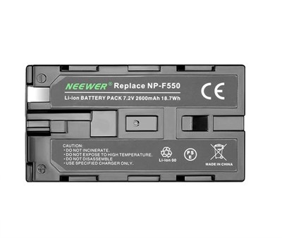 Neewer 2600mAh Sony NP-F550/570/530 Replacement Battery