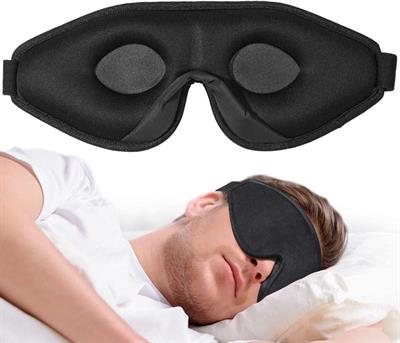 onaEz Sleep Mask 3D Comfort Ultra Soft Premium Eye Mask for Sleeping Adjustable Strap Silk Foam Blindfold