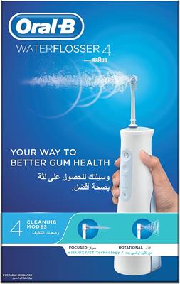 Oral-B Aquacare Water Flosser 4 Cordless Oral Irrigator Featuring Oxyjet Technology 