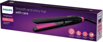 Philips Straight Care Essential Thermo Protect Straightener ThermoProtect technology, Keratin-infused Plates, 2 Temperature Settings