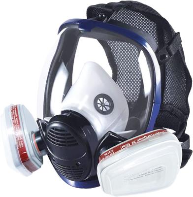 Prassia 18 in 1 Gas Mask Full Face Mask with Filter Industrial Dust Mask 