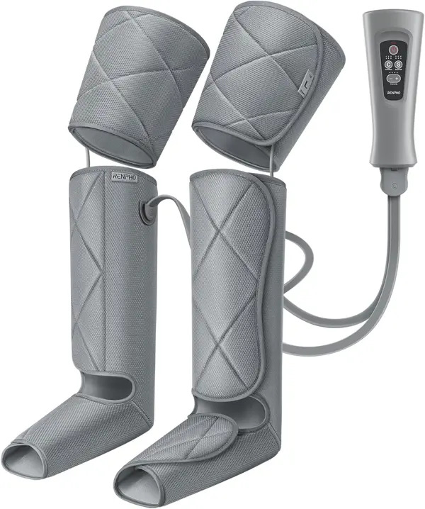 RENPHO Leg Massager Air Compression for Circulation and Relaxation, Calf Foot Thigh Massage