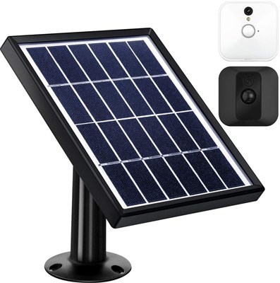 Solar Panel Compatible with Blink XT XT2 Outdoor/Indoor Security Camera 12 Feet/ 3.6 m Cable