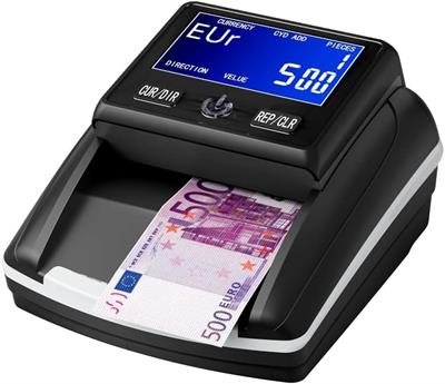 Stanew Money Checker and Money Counting Machine, Currency Counter with Rechargeable Battery Included, for Counterfeit Euros, Dollars, British Pound Notes