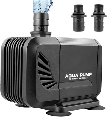 Submersible Water Pump for Aquarium Fish Tank Garden Pond Fountain Circulation Pump with 5 ft Power Cord 400 GPH 1500L/h HY-304