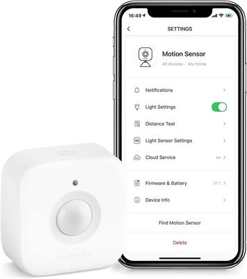 SwitchBot Smart Motion Door Sensor Wireless Home Security System PIR Motion Detector Alert