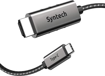 Syntech USB C to HDMI Cable (4k 30Hz) Thunderbolt 3 Compatible to HDMI Cable 6 feet