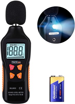 Tacklife Sound Level Meter 30 dB–130dB Range MLM02