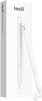 TOCLL Stylus Pen for iPad Magnetic Attachment iPad Pencil Palm Rejection Compatible With Apple iPad Pro 11/12.9 Inch 2018-2021, iPad 7th Gen, iPad Mini 5th Gen, iPad Air 3rd Gen