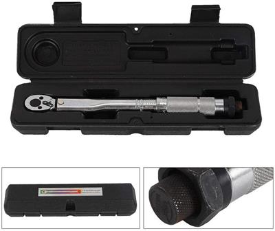 1/4 inch automatic torque wrench, adjustable from 5 to 25 Nm