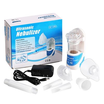 Medical Silent Ultrasonic Nebulizer Handheld Respirator Portable Asthma Humidifier for Children Kids Adult MY-520A