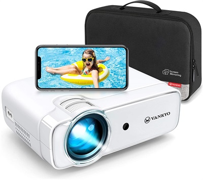VANKYO Leisure 430W Mini Wi-Fi Projector, Full HD 1080P Supported Projector With Synchronize Smart Phone Screen