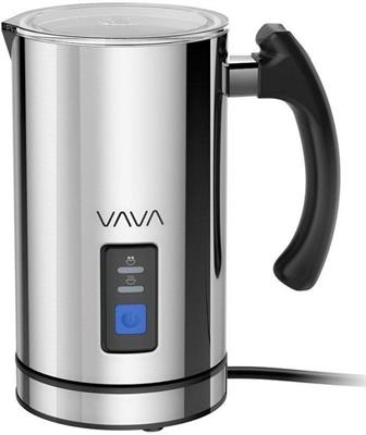 VAVA Milk Frother Electric Liquid Heater with Hot Milk Functionality, Stainless Steel Electric Milk Steamer for Latte, Cappuccino, Hot Chocolate (FDA Approved)