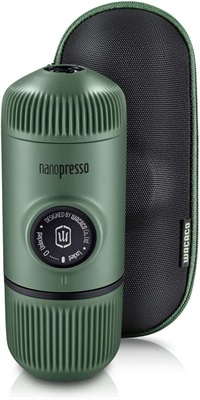 WACACO Nanopresso Portable Espresso Maker Bundled with Protective Case Mini Travel Coffee Machine