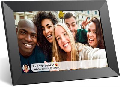 WiFi Digital Picture Frame 10 inch 16GB Photo Frame with IPS HD Touch Screen Share Photos or Videos via APP