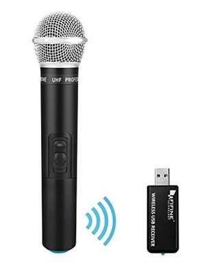 Wireless Microphone UHF 926.5MHz with Sound Card