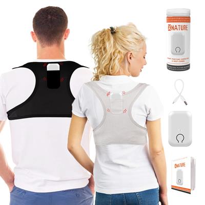 XNATURE Unique Smart Sensor Posture Corrector | Upper Back Brace for Improving Posture | Provide Lumbar Support and Back Pain Relief- Size Large