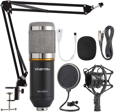 ZINGYOU BM-800 Condenser Microphone Kit  for Studio Recording