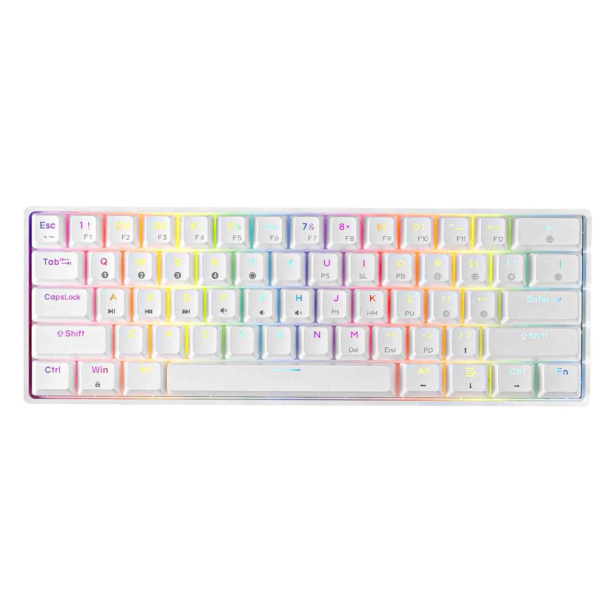 Dierya DK61E Hot-Swappable Mechanical Gaming Keyboard (Yellow