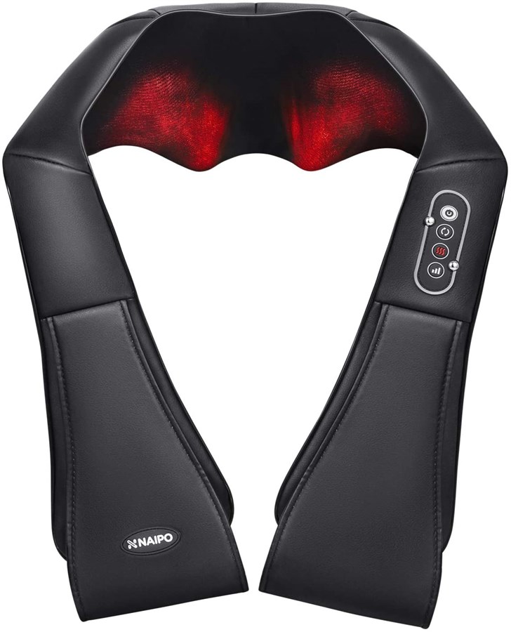 Renpho Shiatsu Neck and Shoulder Back Massager with Heat, Deep Tissue 3D  Kneading Massage Pillow for Pain Relief on Waist, Leg, Calf, Foot, Arm,  Belly, Full Body, Muscles 