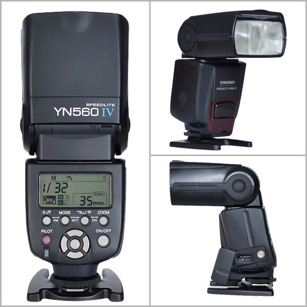 yongnuo yn560 iv wireless flash speedlite