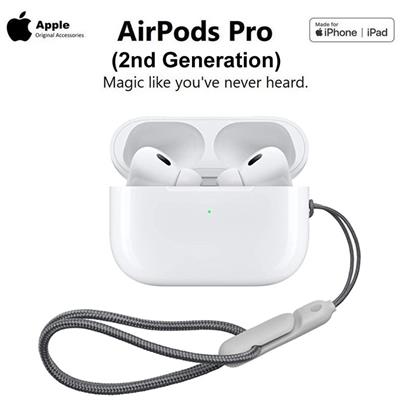 AirPods_Pro (2nd Generation) Titanium Wireless Earbuds, Bluetooth 5.0, High Quality Sound bass