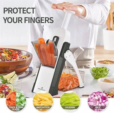 Mandoline Slicer Safe Vegetable Cutter Brave spring Vegetable Chopper Multi-purpose Food Vegetable Slicer for Kitchen