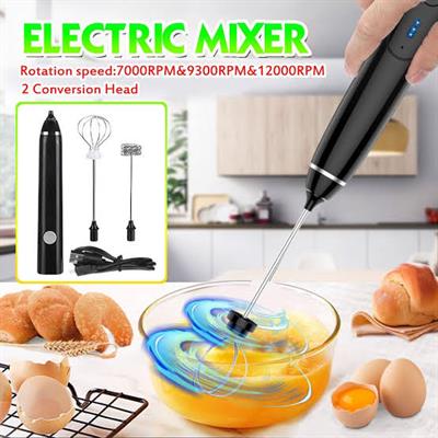 2 in 1 Electric Rechargeable Coffee Beater & Milk Frother and Foamer