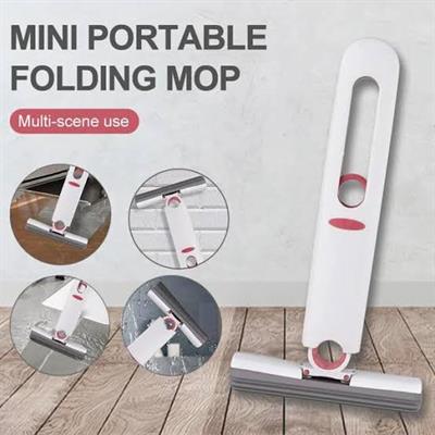 Mini Portable Mop Short Handed Mini Mop for Cleaning Glassware and Bathroom Mops Floor Cleaning Mop Mini Portable 