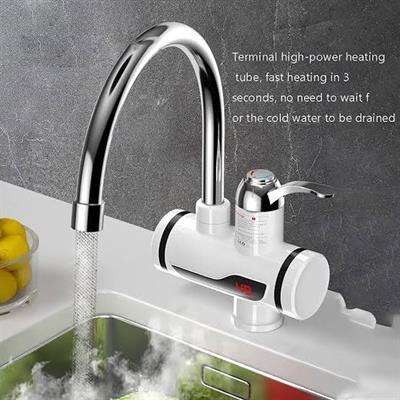 TRIMUX Hot Water Tap Instant Heating Electric Water Heater Faucet, instant electric water heater tap, instant electric geyser, Electric Water Tap, Water Heater, Digital Display with Shower Head