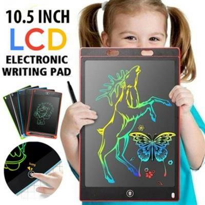 10 Inch - Multicolor Drawing tablet- writing Digital Pad - Digital writer - Electronic Erasable Writing Board - Educational toy for kids 