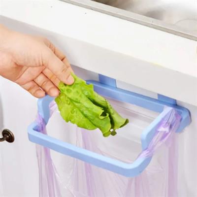 1Pcs Kitchen Cabinet Door Plastic Garbage Dustbin Bracket Trash Bag Holder