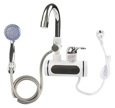 Instant Electric Geyser & Water Heater Tap | Hot Water Faucet with Digital Display & Shower Head 