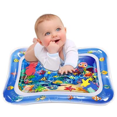 Inflatable Tummy Time Mat, Premium Baby Water Play Mat for Infants and Toddlers for 3 to 24