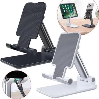 Desk Mobile Phone Holder Stand Adjustable Metal Desktop Tablet Holder