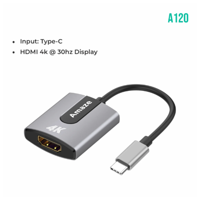 Amaze Type C to HDMI 4k Adapter A120