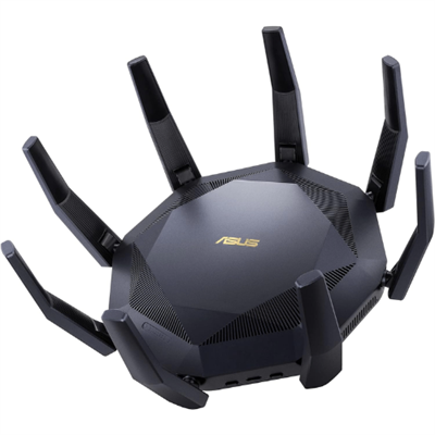 ASUS RT-AX89X (AX6000) Dual Band 12-stream WiFi 6 Extendable Router, Dual 10G Ports, Gaming Port, Mobile Game Mode, Subscription-free Network Security, Instant Guard, VPN, AiMesh Compatible