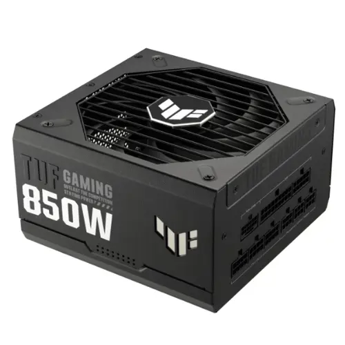 ASUS TUF Gaming 850W Gold Power Supply Unit with ATX 3.1 and PCIe 5.1 Compatibility, Fully Modular Design, 80 PLUS Gold Certified, Military-Grade Components, and a 135mm Axial-tech Fan