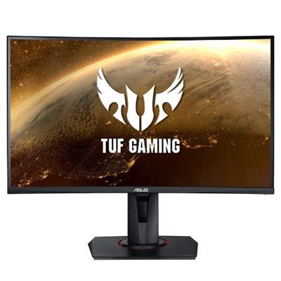 ASUS TUF Gaming VG27VQ 27” Curved Monitor, 1080P Full HD, 165Hz (Supports 144Hz), Freesync, 1ms, Extreme Low Motion Blur, Eye Care, DisplayPort HDMI,Black