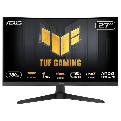 ASUS TUF Gaming VG27VQ3B 27-inch FHD 180Hz 1ms Curved Gaming Monitor